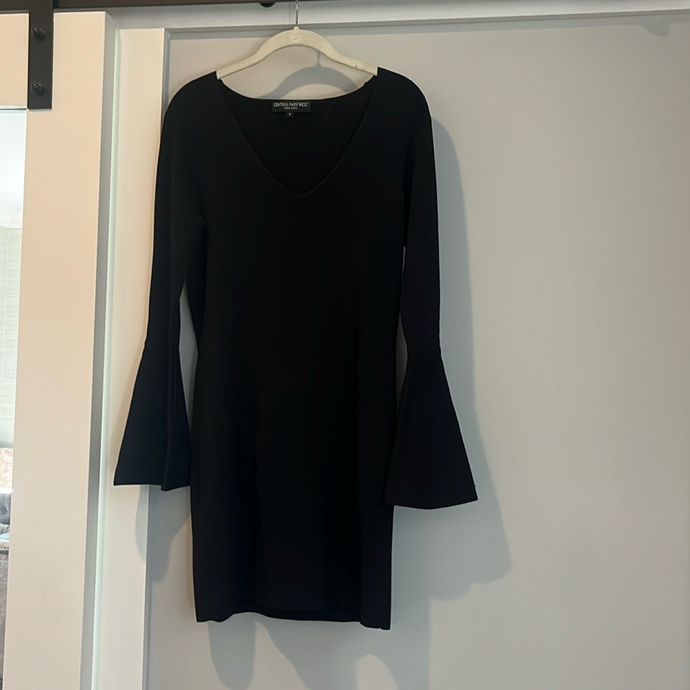 Central Park West New York Oympia Flare Cuff Knit Dress M